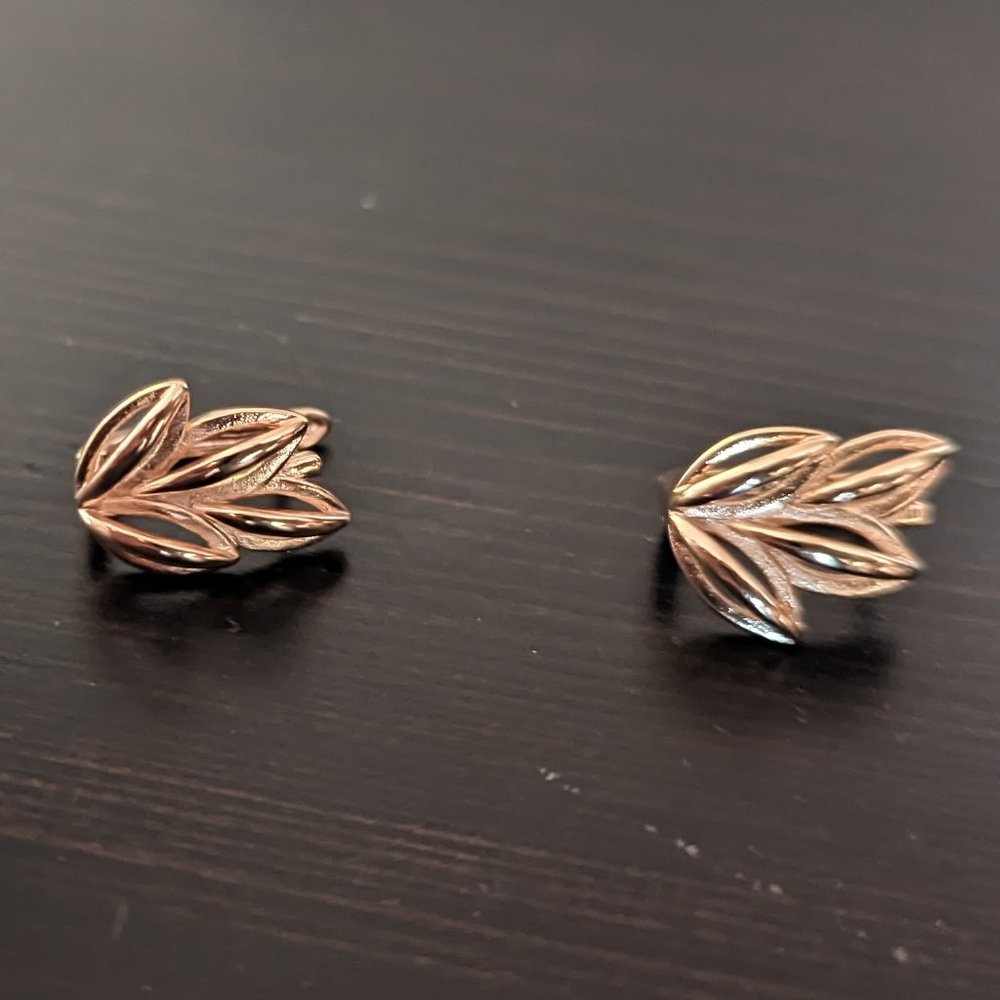 Gold Leaf Earrings